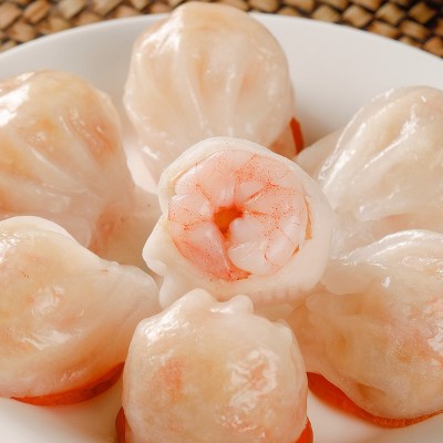营养早餐半成品港式虾饺皇水晶虾饺早茶点心海鲜水饺手工包子水饺图2