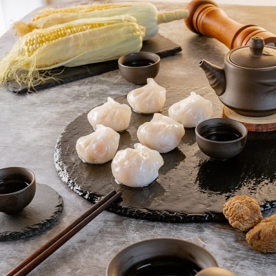 广式虾饺皇 批发餐饮商用早餐冷冻半成品酒楼早茶点心鲜虾仁饺子图4