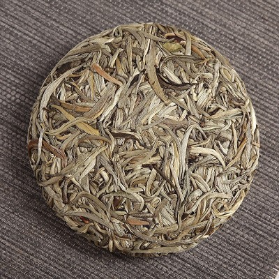 云南大树白茶 云南白毫银针100g小饼茶叶 景谷单芽月光白大量批发图3