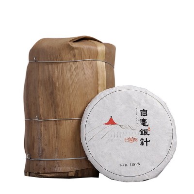 云南大树白茶 云南白毫银针100g小饼茶叶 景谷单芽月光白大量批发图4