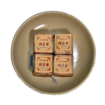 云南普洱 茶叶 糯米香小沱茶陈年普洱糯香熟茶迷你小方砖茶叶500g图5