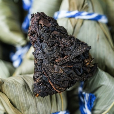 批发云南普洱茶端午粽子茶 一颗一泡熟茶散装500克图2