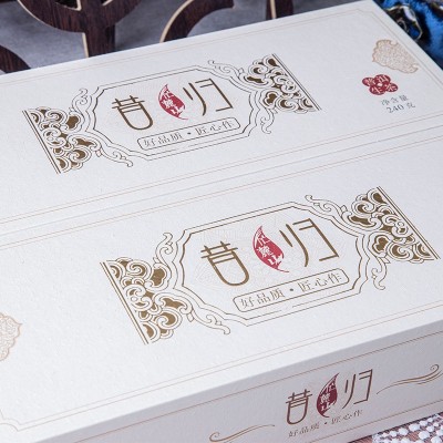 云南普洱生茶 昔归 礼品茶240克（5盒*6片*8克）图3