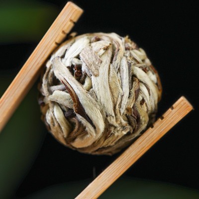 云南普洱茶 白毫银针白茶单芽龙珠 一颗一泡手工制作250克图3