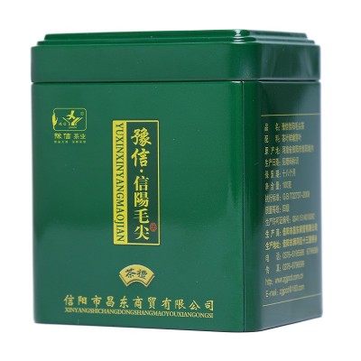 豫信茶叶 信阳毛尖茶礼铁盒装春茶绿茶 厂家直销一件代批发图4