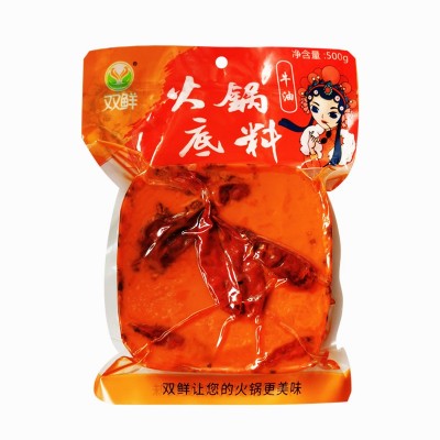 双鲜 重庆麻辣牛油 火锅底料500g【2件包邮】图4