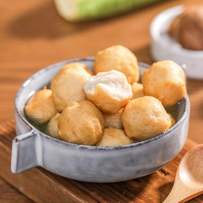 批发黄金鱼蛋港式咖喱鱼丸火锅丸子关东煮食材烧烤串串麻辣烫商用