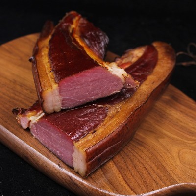 湘唯鲜偏瘦后腿腊肉500g湖南湘西农家特产自制烟熏咸肉熏肉图2
