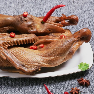 亿家洪乡里腊鸭农家自制柴火烟熏腊鸭850g全鸭风干散养咸鸭腊味图5