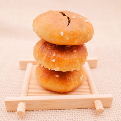 【150克*10袋】黄山烧饼梅干菜扣肉馅安徽特产零食小吃批发糕点心图5