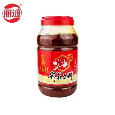 丽通郫县豆瓣红油豆瓣酱川菜专用炒豆瓣家庭厨房餐饮商用3.5kg/瓶图2