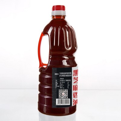 厂家批发1.8L黑芝麻油 驻马店芝麻香油 小磨黑芝麻油月子餐专用油图3