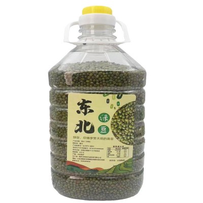 桶装5斤东北绿豆农家新豆解暑绿豆汤粥糕原料可发豆芽五谷杂粮图4