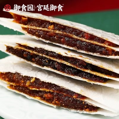 御食园果仁茯苓夹饼独立小包装休闲零食北京特产小吃500g/袋图3
