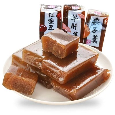 厂家直发御食园羊羹栗子羹500g老北京特产传统糕点办公休闲零食图5