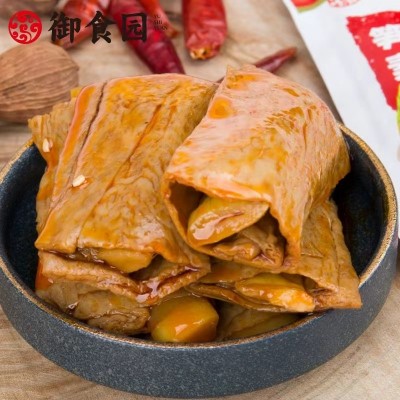 【厂家直发】御食园笋丝豆腐干500g即食休闲网红小吃零食笋尖素肉图3