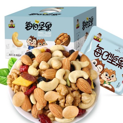 豫小果每日坚果混合坚果果干果仁休闲小零食一件代发图2