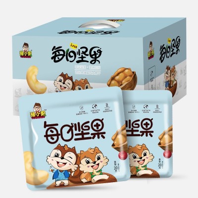 豫小果每日坚果混合坚果果干果仁休闲小零食一件代发
