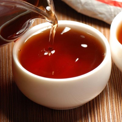 批发 一提07宫廷大树典藏品 天地人班章普洱茶熟茶 陈年老茶图2