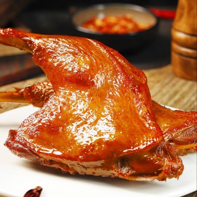 精武麻辣大鸭腿120g肉类小零食麻辣腿休闲食品批发卤味鸭腿图3