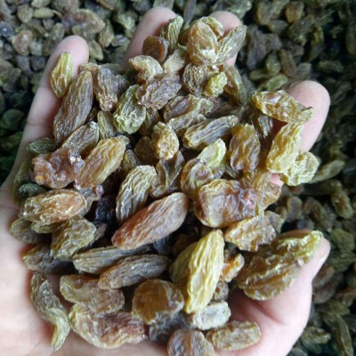 新疆跑江湖绿色葡萄干 20斤整箱食品烘焙馅料干果 地摊货绿葡萄干图3