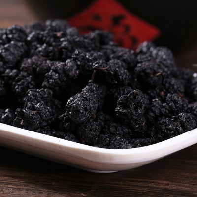 现货供应桑葚干干净无沙新货桑椹干特级新疆批发现货散装黑桑葚干图4