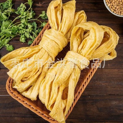 无盐粒干货烤豆皮油豆皮人造肉蛋白肉素肉豆制品批发图2