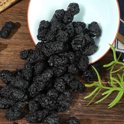 桑葚干头茬新货批发代发500g 新疆桑葚桑椹茶泡茶果干黑桑椹干图4