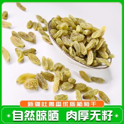 新疆特产葡萄干绿宝石大颗粒烘焙原料树上黄代发包邮无核白葡萄干图4