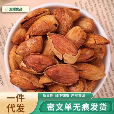定制贴牌 奶香味纸皮巴旦木500g 扁桃仁 手剥开口 坚果零食巴旦木图3