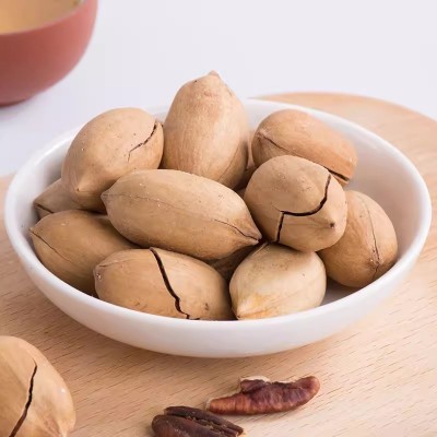 定制贴牌 奶香碧根果大颗长寿果 500g 奶油味 手剥开口炒货碧根果图2