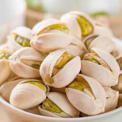 盐焗味开心果代发批发250g 开口手剥坚果年货零食奶香味开心果图2