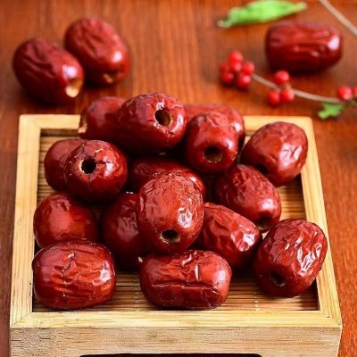 新疆去核红枣代发批发500g 无核空心枣子零食煲汤煮粥粽子枣红枣图2