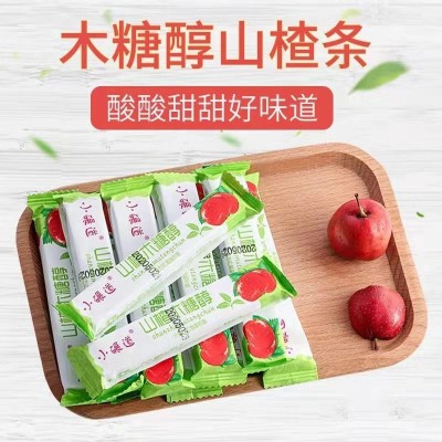 厂家批发散装山楂条独立包装 山楂片干糕 果丹皮蜜饯儿童孕妇零食图5