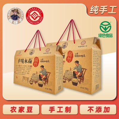 胡伢子头层腐竹农家纯手工制不添加黄豆黑豆吉水水南干腐竹袋装图2