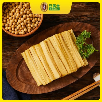 豆黄金鲜腐竹厂家批发豆制品腐竹结豆皮结107g*5袋图4