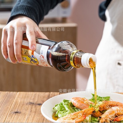 初榨香油御膳牌纯芝麻油450ml*12瓶箱装商用家用香油批发火锅油碟图4