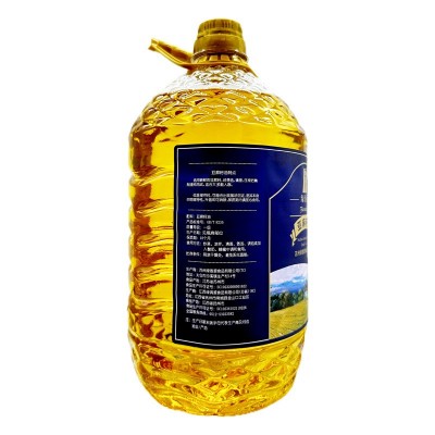 工厂店量大价优亚麻籽油5升压榨胡麻大包装粮油5L家用食用黄金图2