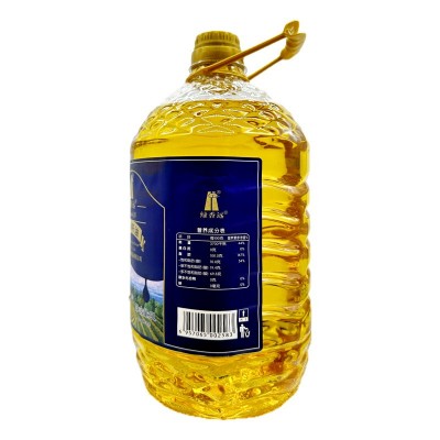 工厂店量大价优亚麻籽油5升压榨胡麻大包装粮油5L家用食用黄金图3