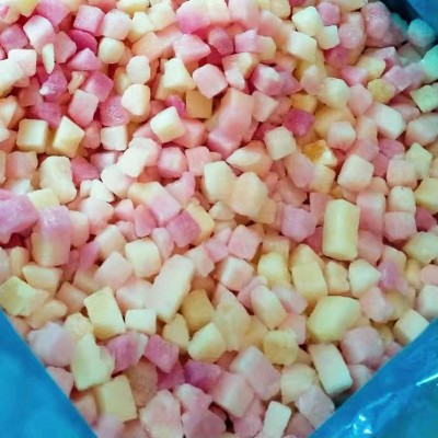 速冻水蜜桃丁 速冻水果 新鲜桃子 饮品水果捞烘焙必备甜点零食图3