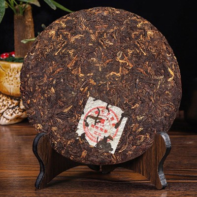 普洱茶饼批发云南七子饼茶叶陈年熟普老班章古树纯料普 洱熟茶批发图3