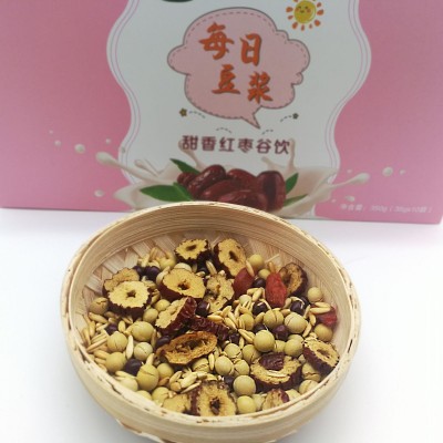 厂家批发豆浆原料包低温烘焙五谷杂粮红枣礼盒款图2
