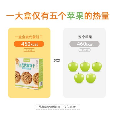 无蔗糖全麦饼干膳食纤维奇亚籽粗粮代餐零食非油炸低温烘焙食品图2