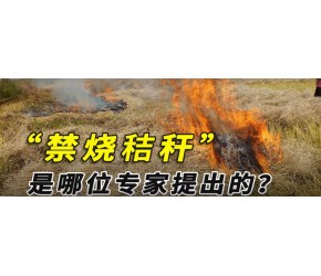 烧秸秆会污染环境？哪位专家提出的禁烧秸秆？他到底懂不懂农业？