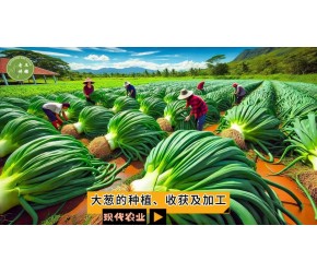 现代农业之——大葱的种植、收获及加工